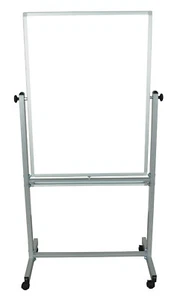 Offex Double-Sided Reversible Dry Erase Magnetic Whiteboard - 30"W x 40"H - Picture 1 of 2
