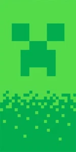 Toalla de playa para juegos Minecraft Creeper - Imagen 1 de 1
