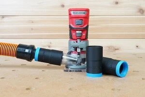 Adaptador de manguera de aspiradora de tienda de 1 1/4" para router Craftsman 20V - Imagen 1 de 4