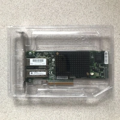 HP 586444-001 NC550SFP - PCIe Dual Port 10GbE Server Adapter Card 581201-B21 - Image 1 of 4