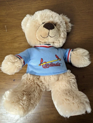 Build A Bear St. Louis Cardinals 1982 World Series 30th Anniversary Bear Plush Cover