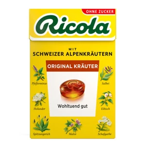 Ricola Original Kräuter mit Schweizer Alpenkräutern Böxli 50g - Bild 1 von 1