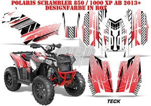 KIT GRÁFICO DE DECORACIÓN DE CARRERAS AMR ATV POLARIS SCRAMBLER/TRAILBLAZER TECK B - Imagen 1 de 2