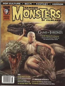 Famous Monsters of Filmland #285 June 2016 FN Game of Thrones - Picture 1 of 2