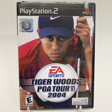 Tiger Woods PGA Tour 2004 PlayStation 2 (PS2) Complete w Manual  Good Condition