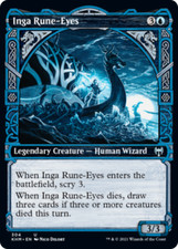 Inga Rune-Eyes (Showcase) Kaldheim NM Blue Uncommon Showcase MAGIC CARD ABUGames