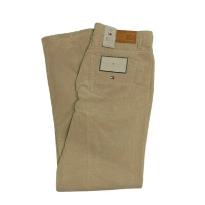 Pantalones de pana Tommy Hilfiger de colección para mujer talla 10 tostados cinco bolsillos NUEVO Foto 1 de 4
