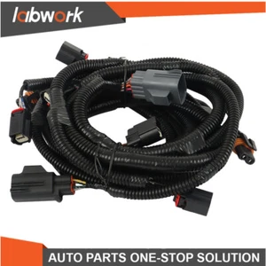 Labwork Front Fog Lamp Wiring Harness For 2016-2018 Ram 2500 3500 4500 5500 - Picture 1 of 9