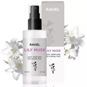 RAVIEL Cozy Perfume Hair & Body Mist 80ml #Lily Musk Korean Body Care K-Beauty - Picture 1 of 19