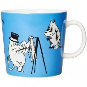 Moomin Large Mug Blue 0.4 L Arabia - Picture 1 of 2