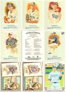 2010 Topps Allen & Ginter Tampa Bay Rays Master Team Set w/ TDH (13) - Picture 1 of 1