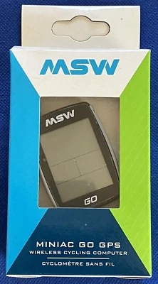 Computadora para bicicleta inalámbrica MSW Miniac GO GPS - USB recargable Foto 1 de 4