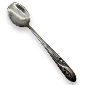 Holmes & Edwards Solid Jelly Server Spoon Lovely Lady 6.5” Silverplate Inlaid IS - Picture 1 of 5