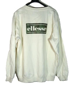 Sudadera ELLESSE Para Hombre Talla L Color Crema Blanco De Manga Larga - Imagen 1 de 6