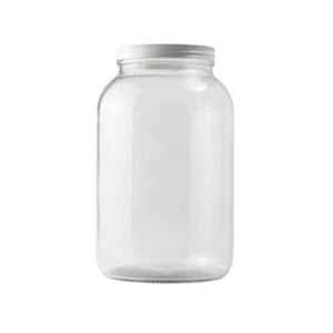 1 Gallon Glass Jar Food Storage with Leakproof Airtight Lids Pickle Jar - Picture 1 of 7