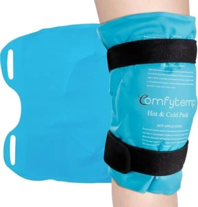 Comfytemp Flexible Knee Ice Pack Wrap Reusable Gel Pack for Knee Pain Relief - Picture 1 of 6