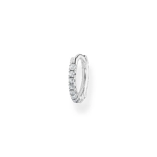 Thomas Sabo Einzel Creole weiße Steine Cr658-051-14