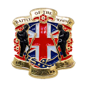 2021 Battle of Somme Pin Badge Brooch Lest We Forget veterans souvenir 105 Years