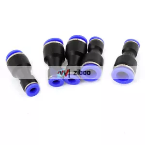5 Stück Pneumatik Anschluss Adapter 10 mm auf 6 mm Steck-Schnellverschraubungen✦Kd - Bild 1 von 2
