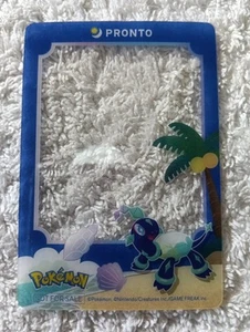 Pokemon Pronto Promo Clear Plastic Thank You Card Nintendo B7281 - Picture 1 of 6