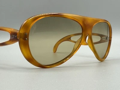 Gafas de sol vintage monturas ámbar gafas mod marcos de aviador Foto 1 de 4