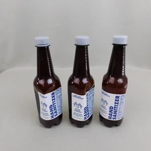 3pc Lot Anheuser-Busch Beer Bottle Hand Sanitizer 16oz Sealed Bottles #7954 - Picture 1 of 5