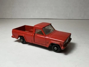Matchbox Jeep Gladiator Pickup Red #71 Lesney 1:64 Diecast NICE ORIGINAL - Picture 1 of 14