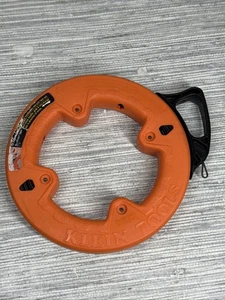Klein Tools 56001 1/8 po x Ruban adhésif poisson 50 pieds avec extracteur de fil d'acier à double boucle pointe - Photo 1/6