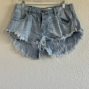 Pantalones Cortos de Jean Oneteaspoon Para Mujer Talla 28 Azul Denim Cortos Cortos - Imagen 1 de 10