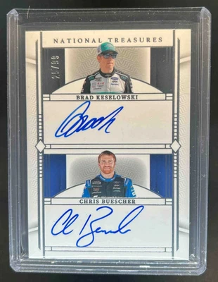 2024 National Treasures Brad Keselowski Chris Buescher Dual Auto #25/99 - Image 1 of 2