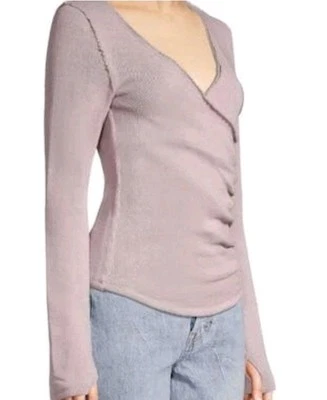 Suéter Free People Wrap Lavanda Talla M Foto 1 de 4