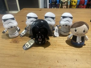 Star Wars Collectors Boxed Set by Hallmark Itty Bittys 6 Pieces New 12cm Tall - Picture 1 of 5
