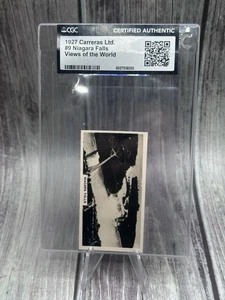 1927 Carreras Ltd. Views Of The World Niagara Falls #9 CGC AUTH England Tobacco - Picture 1 of 9