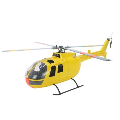 FlishRC Hubschrauber BO-105 500 Gelb GPS 990mm RTF RC Einsteiger Helicopter - Bild 1 von 4