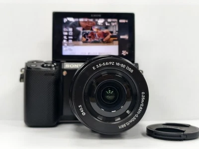 Sony Alpha NEX-5R 16.1MP Compact Mirrorless Digital Camera W/16-50mm Lens Black - Image 1 of 4
