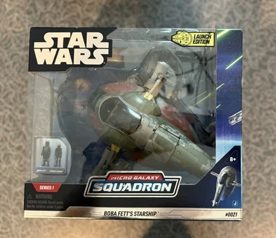 Star Wars - Micro Galaxy Squadron - Boba Fett's Starship (Slave 1) Launch Edition Foto 1 de 2
