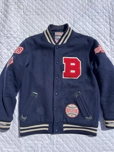 Limited Ed. 2012 Boylston Trading Co. Mitchell & Ness Varsity Jacket Sz Large 44 - Picture 1 of 15