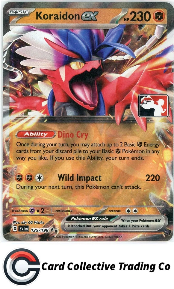 Prize Pack Series Cards #125/198 Koraidon ex - Image 1 of 1