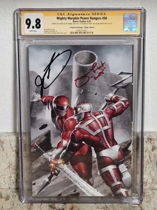 Mighty Morphin Power Rangers #50 ¡Boom! CGC 9.8 2020 2x firmado Jason David Frank - Imagen 1 de 3