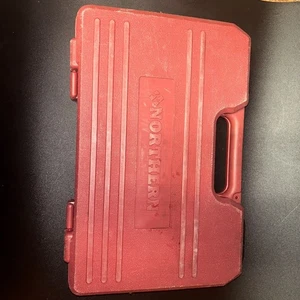 NORTHERN Red Ratchel Socket Tool Box Case Only* 10" x 16" - Picture 1 of 6