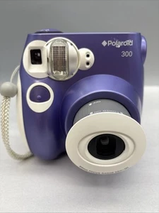 Polaroid 300 Mini Instant Film Camera - Purple With Case- Tested & Working - Picture 1 of 9