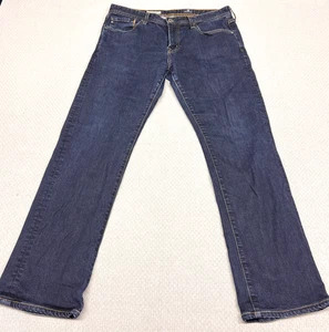Adriano Goldschmied Protege Jeans Mens 33x34 Blue Denim Straight Casual - Picture 1 of 10