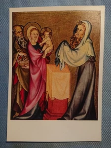 alte Ansichtskarte Postkarte AK Kölner Meister 1370 Köln Darstellung im Tempel - Bild 1 von 2