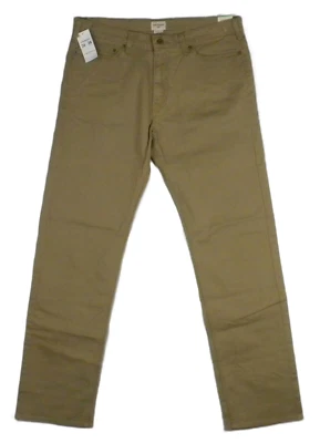 DOCKERS Jean Cut Men's Brown Straight Fit Pants Size 34 x 34 - Image 1 of 4