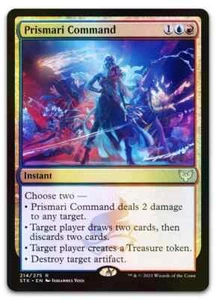 Prismari Command - #214 (Foil) RARE Strixhaven STX Magic MTG TCG Card - Picture 1 of 1