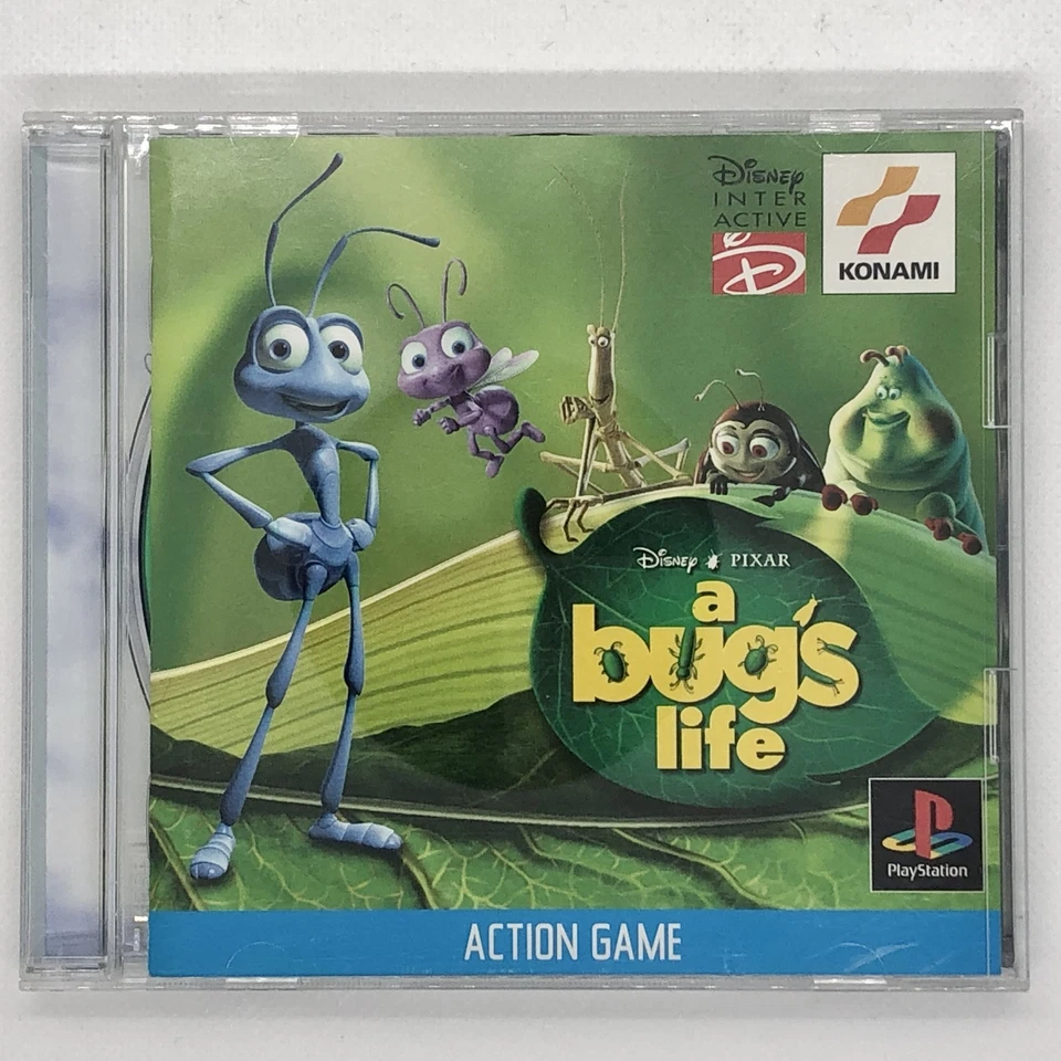 A Bug's Life Disney Pixar 1999 Sony PlayStation PS1 Konami Japanese Version - Image 1 of 4