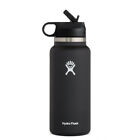 Hydro Flask Water Bottle Stainless steel Wide Mouth  with Straw Lid, 2.0 New