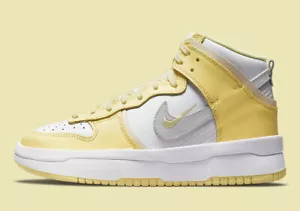 Women's Nike Dunk High Up Citron Tint Yellow Coconut Milk Dust DH3718-105 sz 6.5 - Picture 1 of 12
