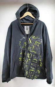 Grenade Fatigue Project Snowboard Ski Snow Hooded Jacket Black Mens LARGE - Picture 1 of 12