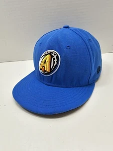 Akron Rubberducks New Era 59Fifty Blue Fitted Hat Cap Size 7 1/2 - Picture 1 of 3